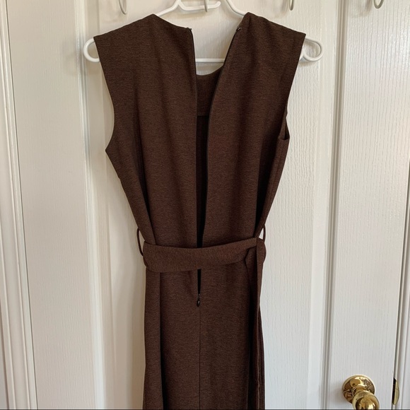 Forever21 Contemporary Brown Belted Shift Dress XS - Picture 4 of 10